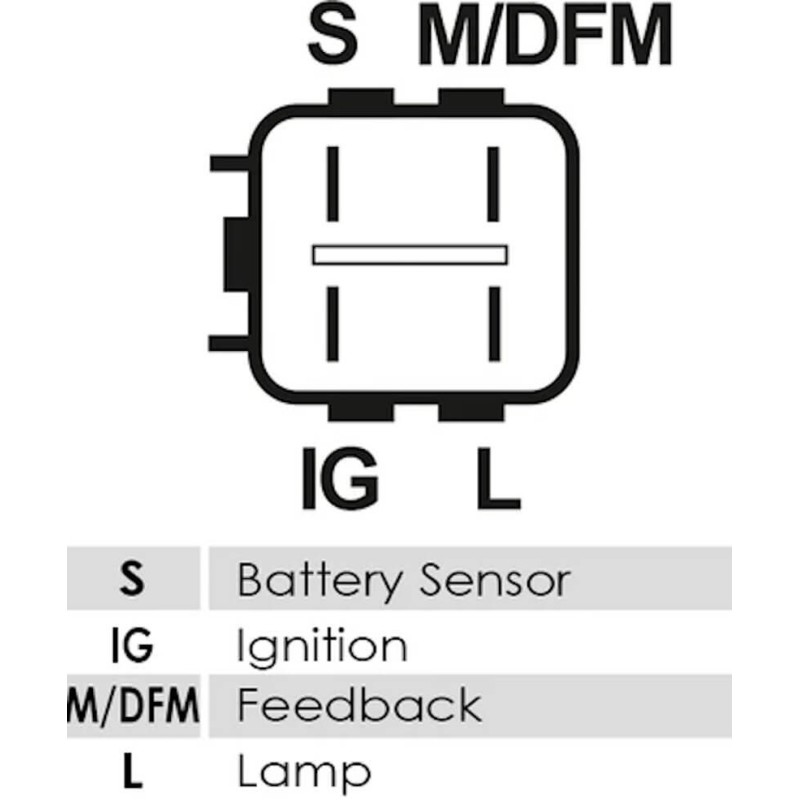 Regler für lichtmaschine Denso 102211-6100