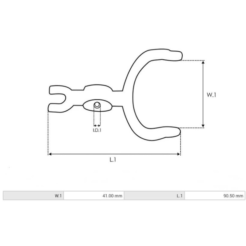Forcella per motorino di avviamento Bosch 0001111009 / 0001111016 / 0001112003