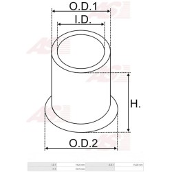 Anillo para motor de arranque DENSO 428000-1630