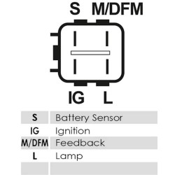 Lichtmaschine ersetzt 104210-2360 / 27060-0V030 / 27060-36030