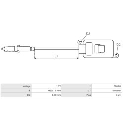 Sensore NOX sostituisce 858984501 / 5WK96698C