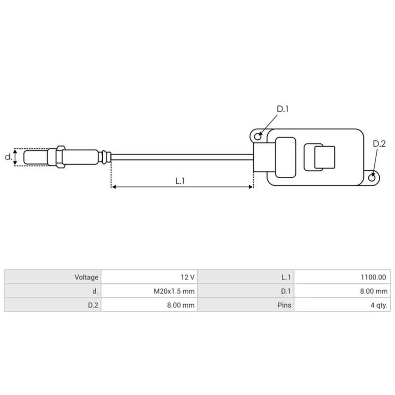 NOX sensor replacing 68210084AA / SNS142