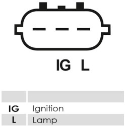 Lichtmaschine ersetzt DENSO 104210-8140 / 102211-2430 / 102211-1430