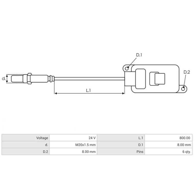 NOX sensor replacing 51154080031 / SNS3061