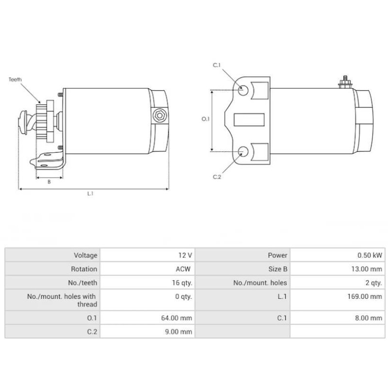 Anlasser ersetzt AM38984 / AM39287 für JOHN DEERE