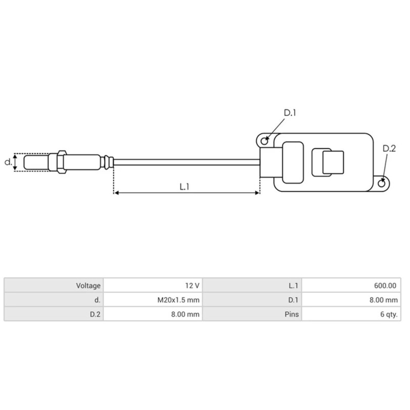 NOX sensor replacing 55512780 / SNS0418C
