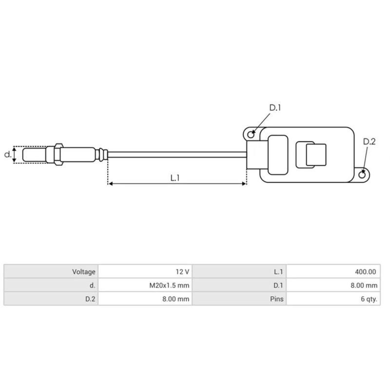 Sensor NOX sustituye 55512347 / SNS0427A