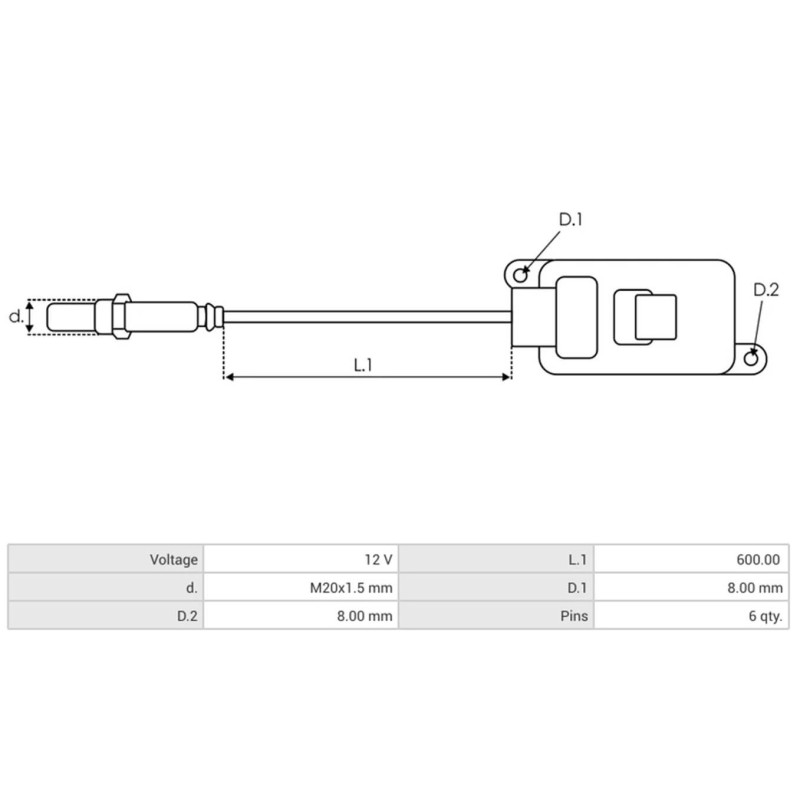 Sensor NOX sustituye 55487662 / SNS426