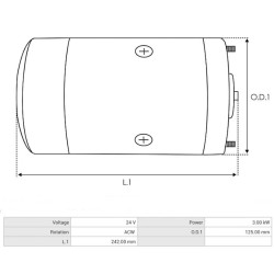 Motor ersetzt AMK5615 / IM0009 / 11.212.188 / 24008100