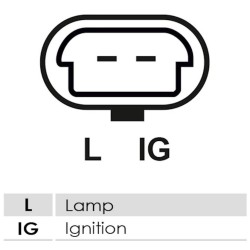 Lichtmaschine ersetzt 19020601 / 19020612 für Mercury 70A