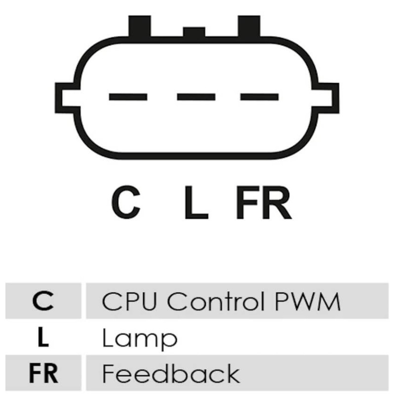 Alternateur remplace 8400354 / 8400354 Hyundai / Kia 130A