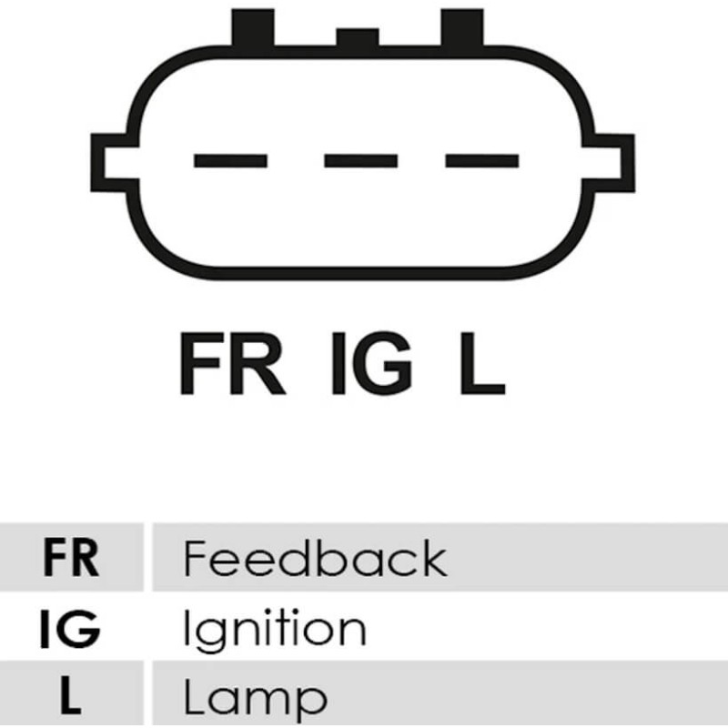 Lichtmaschine ersetzt 102211-1950 / 102211-1960 / 102211-9070