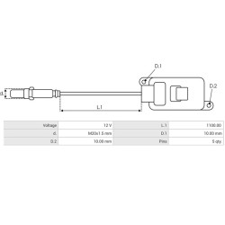 Sensore NOX sostituisce 5WK97251 / 70680062