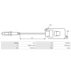 NOX sensor replacing 059907807AE / SNS441A