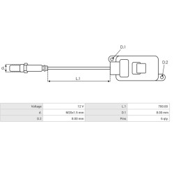 NOX-Sensor sostituisce 55487661 / SNS425