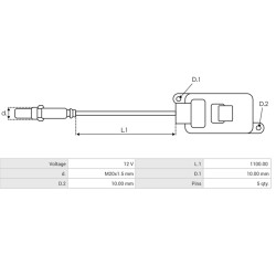 NOX-Sensor sostituisce 80A907807S / SNS415D