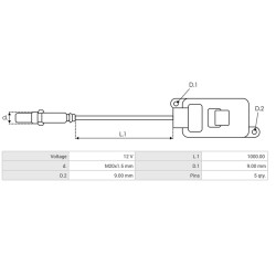NOX-Sensor sostituisce 13628594553 / 70680107 PER AUTO BMW