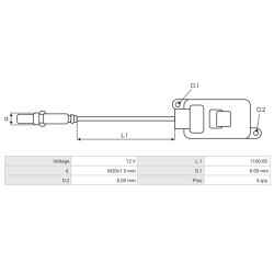 NOX-Sensor sostituisce 55497260 / SNS719 PER AUTO OPEL