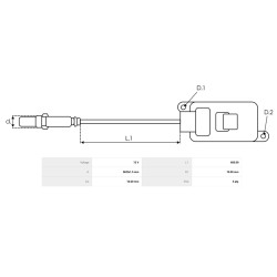 NOX-Sensor sostituisce 4N0907807C / SNS489A PER AUTO AUDI A8