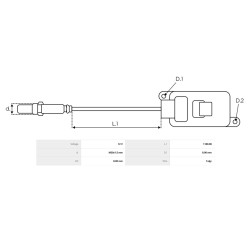 Sensor NOX sustituye HC3A-5L248-CB  / SNS361 PARA CAMIONES / VEHÍCULOS PESADOS FORD USA