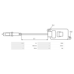 Sensor NOX sustituye JK21-5L248-AG  / SNS737A PARA CAMIONES FORD