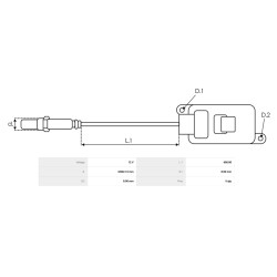 NOX-Sensor ersetzt LC46-5L248-BA / SNS3235 FÜR LKW  FORD F-MAX 500