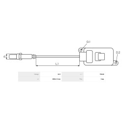 NOX sensor replacing 8974852150 / 0281007656 FOR TRUCKS ISUZU