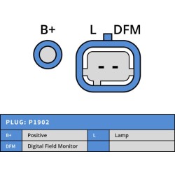 Lichtmaschine ersetzt A003TB2691 / A003TB2691F für Peugeot 307 / Partner / Citroen C5 / Jumpy II