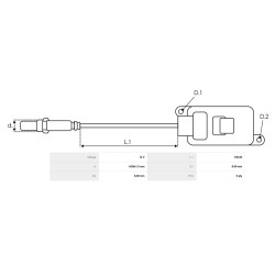 Capteur NOX remplace 29660-2U100  / CSN78B16AS POUR VOITURE HYUNDAI / KIA