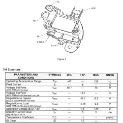 Regler für Lichtmaschine DENSO 101210-1720 / DAN107
