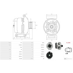 Lichtmaschine ersetzt 0121813006 / 0121813106 / 0131545502 für MERCEDES SPRINTER / S-CLASS
