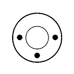 Solenoide para motor de arranque d10e66 / d10e72 / d10e74